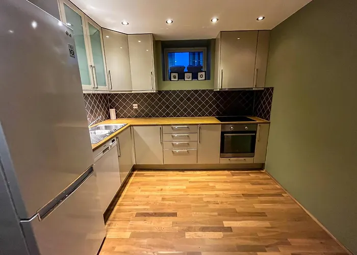 Apartamento Two-bedroom With Fire Place, Free Parking And Fjordview Terrace - Calm And *