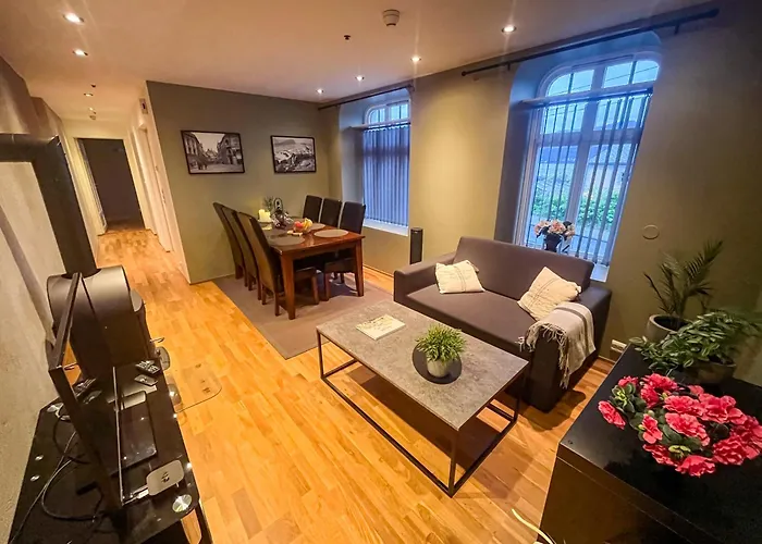 Apartamento Two-bedroom With Fire Place, Free Parking And Fjordview Terrace - Calm And *